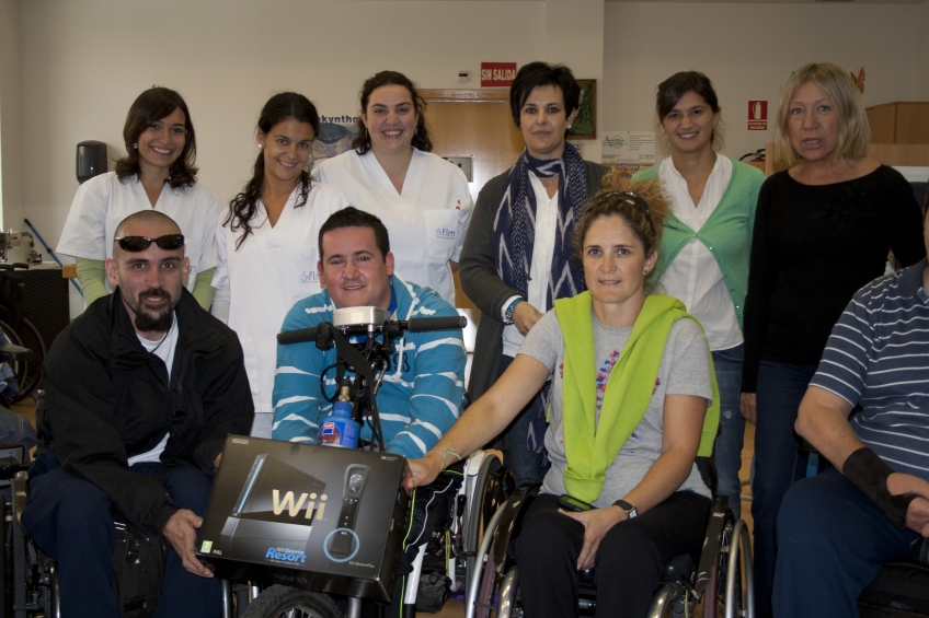Donación WII al Departamento de Terapia Ocupacional de la Fundación del Lesionado Medular