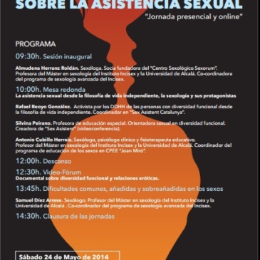 I Jornada de Sexología y Diversidad Funcional “Miradas Sobre la Asistencia Sexual”