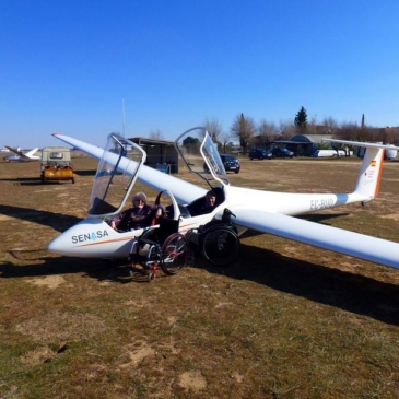Sillas Voladoras facilita el traslado al aeródromo de Ocaña