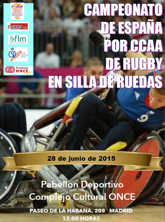 Campeonato de España de rugby en silla de ruedas 28 de Junio