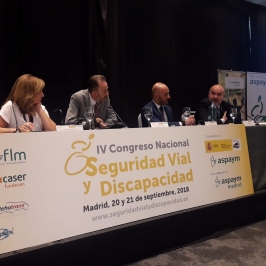 Madrid acoge el IV Congreso Nacional Seguridad Vial y Discapacidad
