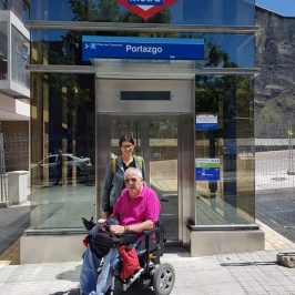 Tras la solicitud de ASPAYM Madrid y Fundación del Lesionado Medular, la estación de Portazgo ya es accesible