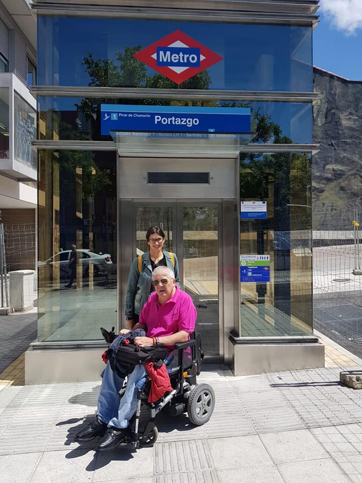 Tras la solicitud de ASPAYM Madrid y Fundación del Lesionado Medular, la estación de Portazgo ya es accesible
